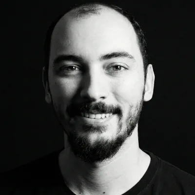 Nick Donatelli, black-and-white portrait